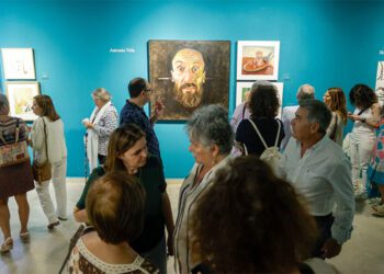 Ambiente durante la apertura de la exposición / FOTO: Fundación Cajasol