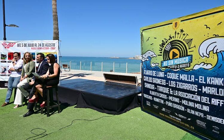 Un momento de la presentación de ambos carteles estivales / FOTO: Eulogio García