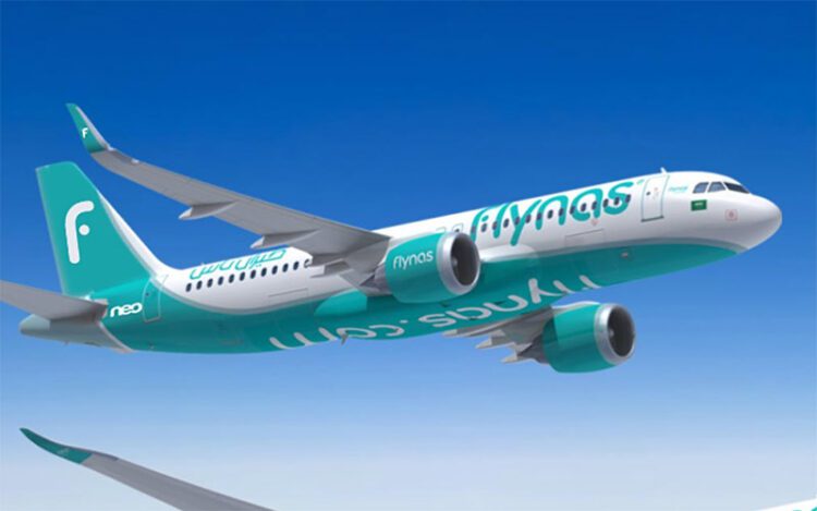 Uno de los aviones de Flynas