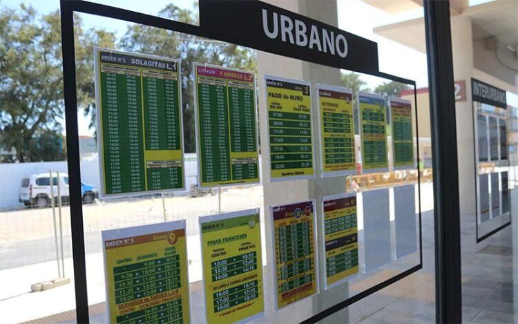 Detalle de la flamante estación de autobuses chiclanera / FOTO: Ayto.