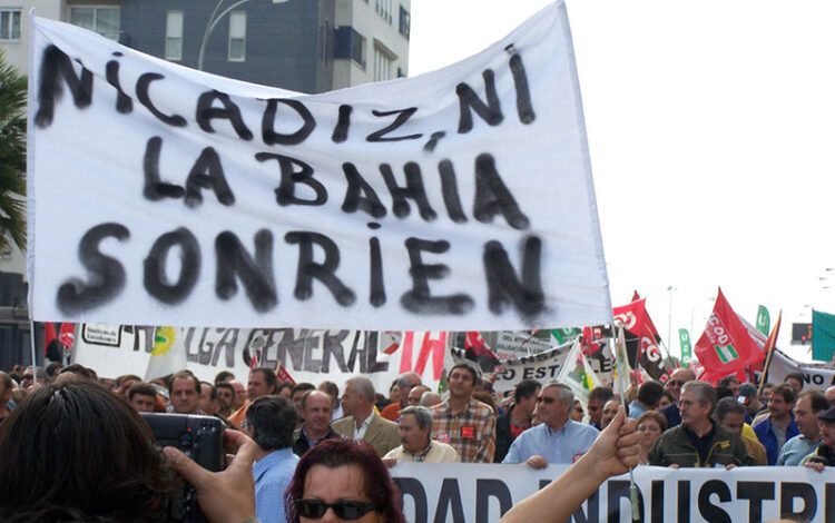 Una de las primeras manifestaciones masivas cubiertas por el periódico hace dos décadas / FOTO: DBC