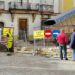 Obras provisionales en la plaza San Juan meses atrás / FOTO: Ayto.