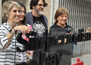 Del Río participaba junto a Olga Viza en una charla en Cádiz meses atrás / FOTO: APC