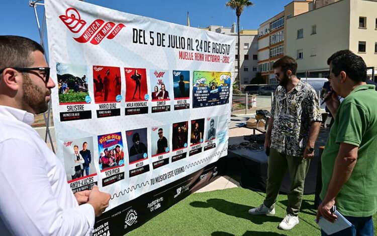 En la presentación de los carteles de Música del Mar / FOTO: Eulogio García