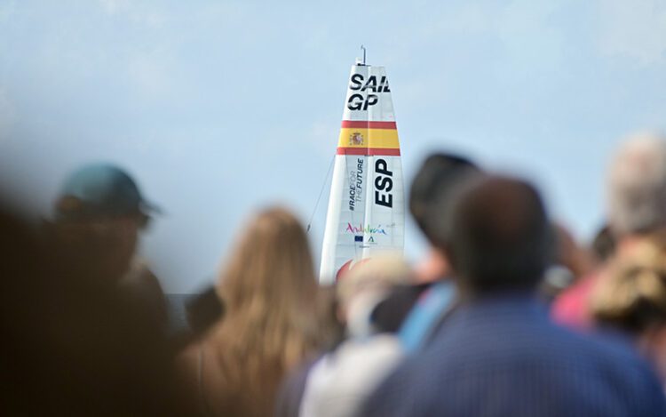 Ambiente en la Alameda de Cádiz durante el GP de 2023 / FOTO: Eulogio García