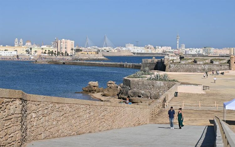 Vista de Cádiz desde el Castillo / FOTO: Eulogio García