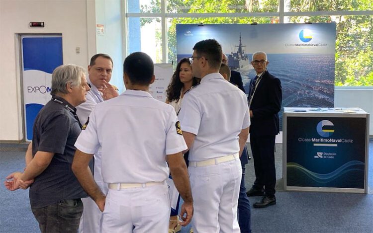 Stand gaditano en la feria brasileña / FOTO: Clúster Marítimo Naval de Cádiz