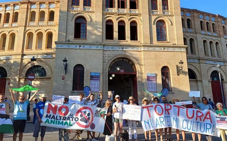 Un momento de la protesta / FOTO: Ecologistas en Acción