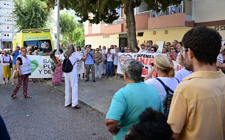 Un momento de la concentración / FOTO: Eulogio García