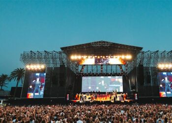 Un momento del espectáculo de Luis Miguel / FOTO: Concert Music Festival