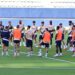 Entrenamiento con público en el estadio antes del Trofeo / FOTO: Eulogio García