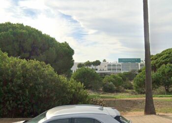 Uno de los hoteles del Novo, entre pinares y la playa