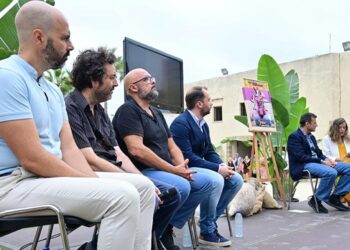 Rueda de prensa en el Castillo de Santa Catalina / FOTO: Eulogio García