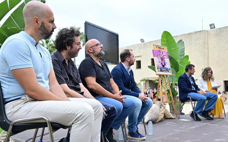 Rueda de prensa en el Castillo de Santa Catalina / FOTO: Eulogio García