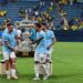 Los jugadores italianos levantando el trofeo / FOTO: Eulogio García