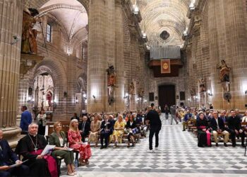 Acto de estreno de la nueva iluminación / FOTO: Ayto.