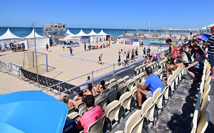 Una de las competiciones celebradas este verano en el Cádiz Arena / FOTO: Eulogio García