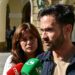 Fernández y De la Cruz atendiendo a la prensa / FOTO: Eulogio García