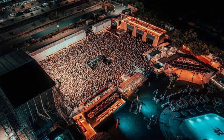 Un momento del concierto de Raule / FOTO: Bahía Sound