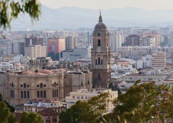 Vista de Málaga desde las alturas / FOTO: pixabay