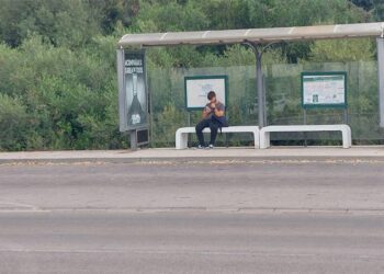 Una de las paradas en el campus del Río San Pedro / FOTO: Junta