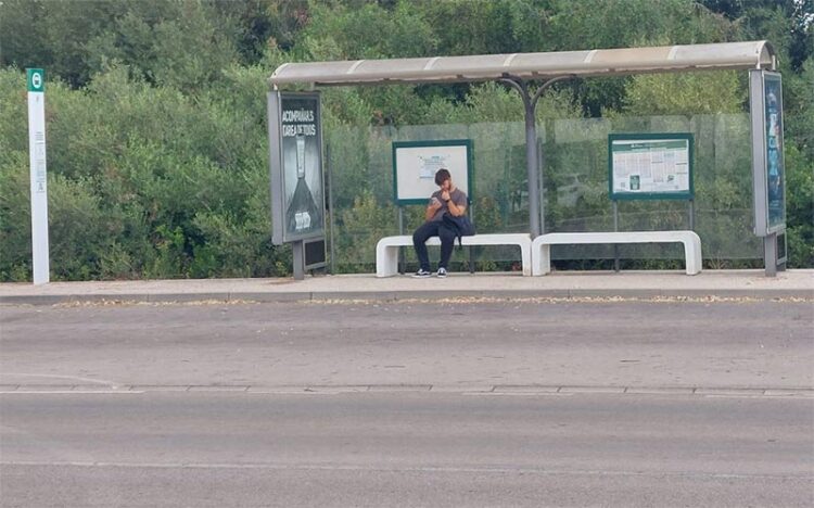 Una de las paradas en el campus del Río San Pedro / FOTO: Junta