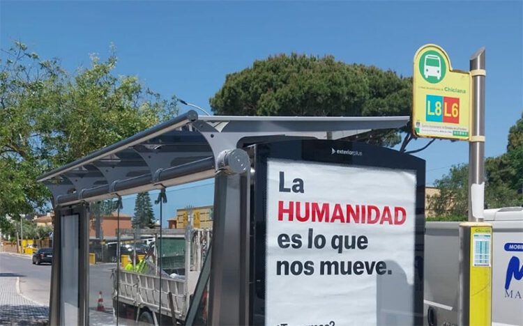 Detalle de una de las paradas de bus / FOTO: Ayto.