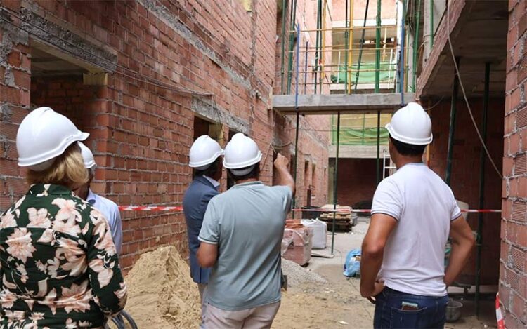 Visitando las obras en marcha / FOTO: Ayto.