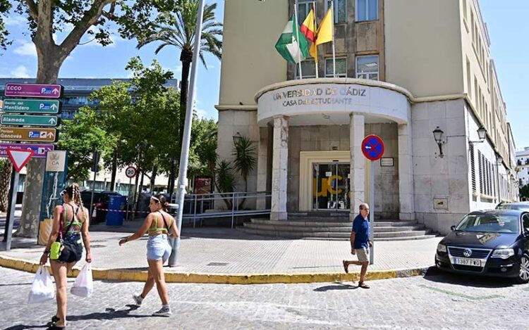 La Casa del Estudiante en el campus de Cádiz / FOTO: Eulogio García