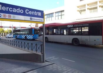 Distintos modelos de buses conviviendo en el servicio / FOTO: DBC