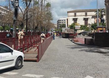 Montaje de la carrera oficial por donde pasarán todos los pasos / FOTO: Ayto.