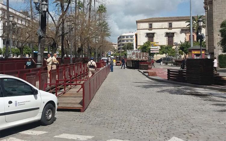 Montaje de la carrera oficial por donde pasarán todos los pasos / FOTO: Ayto.