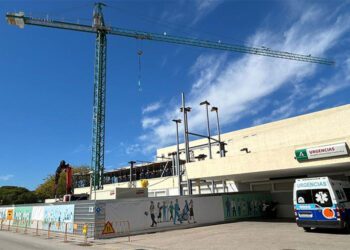 Obras en marcha de la nueva UCI / FOTO: Junta