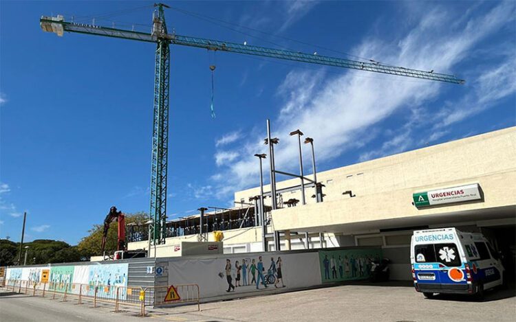 Obras en marcha de la nueva UCI / FOTO: Junta