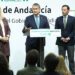 Sanz en su comparecencia en la delegación del Gobierno andaluz en Cádiz / FOTO: Junta