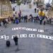 Un momento de la concentración desde el balcón del Ayuntamiento / FOTO: Eulogio García