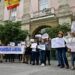 Una pasada protesta de plantilla de la Diputación / FOTO: Eulogio García