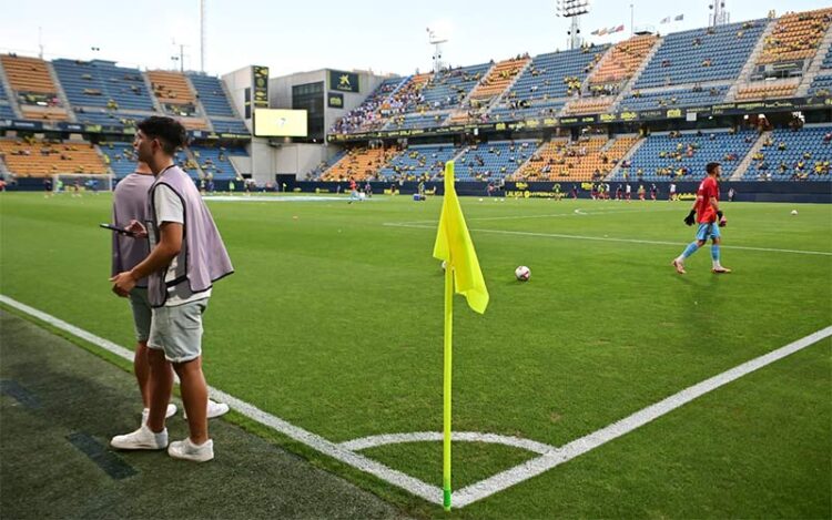 El estadio gaditano desde un córner / FOTO: Eulogio García