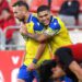 Ocampo celebrando el segundo gol del marbellí / FOTO: Cádiz CF