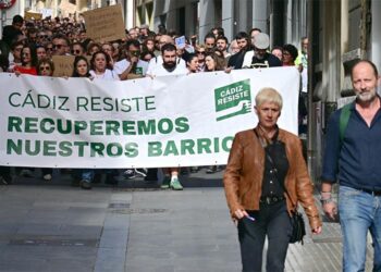 Cabecera de la marcha / FOTO: Eulogio García