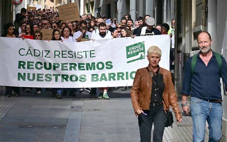 Cabecera de la marcha / FOTO: Eulogio García