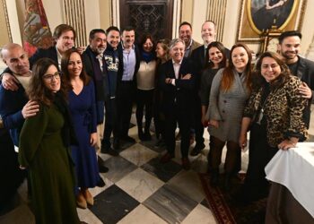 Concejales de gobierno y oposición juntos y revueltos / FOTO: Eulogio García