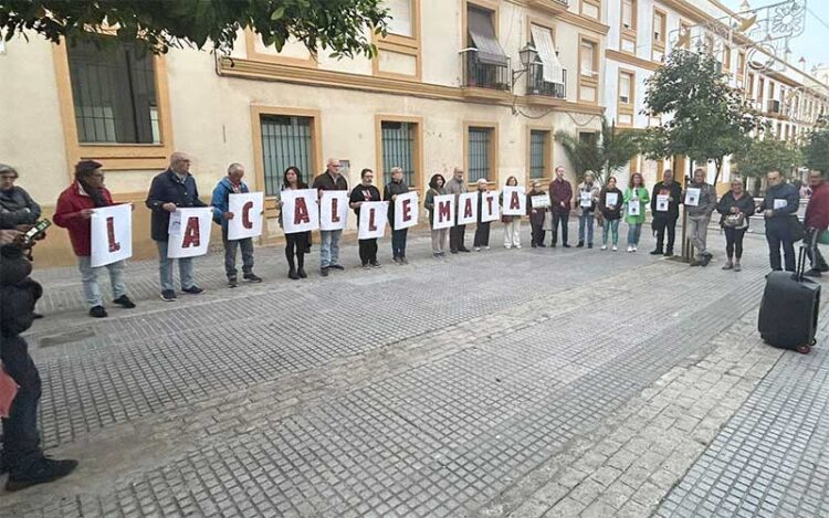 Un momento de la concentración / FOTO: Apdha