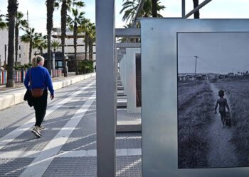 Uno de los paneles que componen la muestra / FOTO: Eulogio García