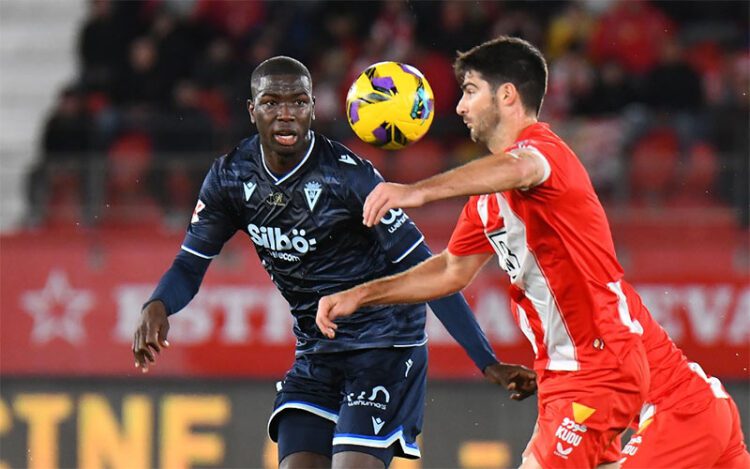 Diakité en el once titular / FOTO: Cádiz CF