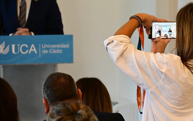 Una pasada comparecencia en el Rectorado de la UCA / FOTO: Eulogio García