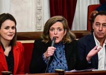 La concejala Maite González interviniendo en el pleno de diciembre / FOTO: Eulogio García