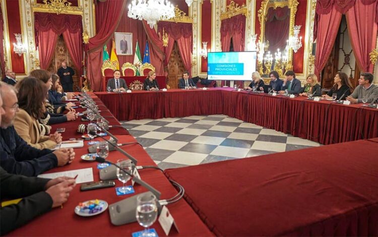 Reunidos bajo la presidencia del consejero de Universidad / FOTO: Junta