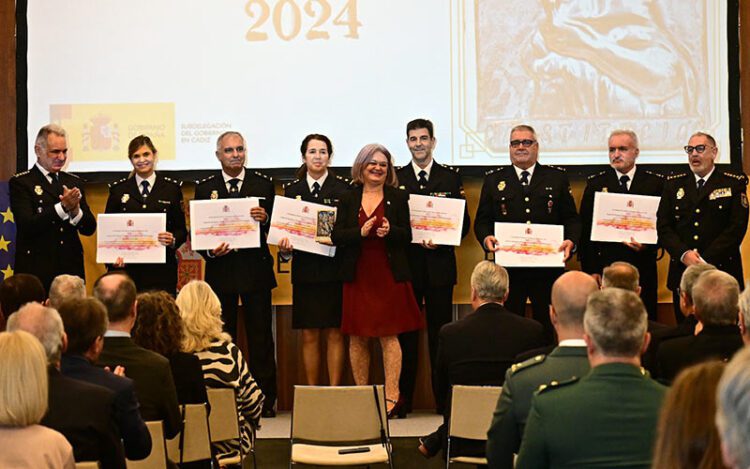 Durante la entrega de reconocimientos / FOTO: Eulogio García