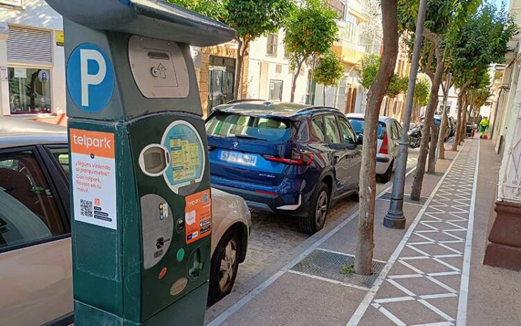 Parquímetro en la calle de los arbolitos / FOTO: DBC